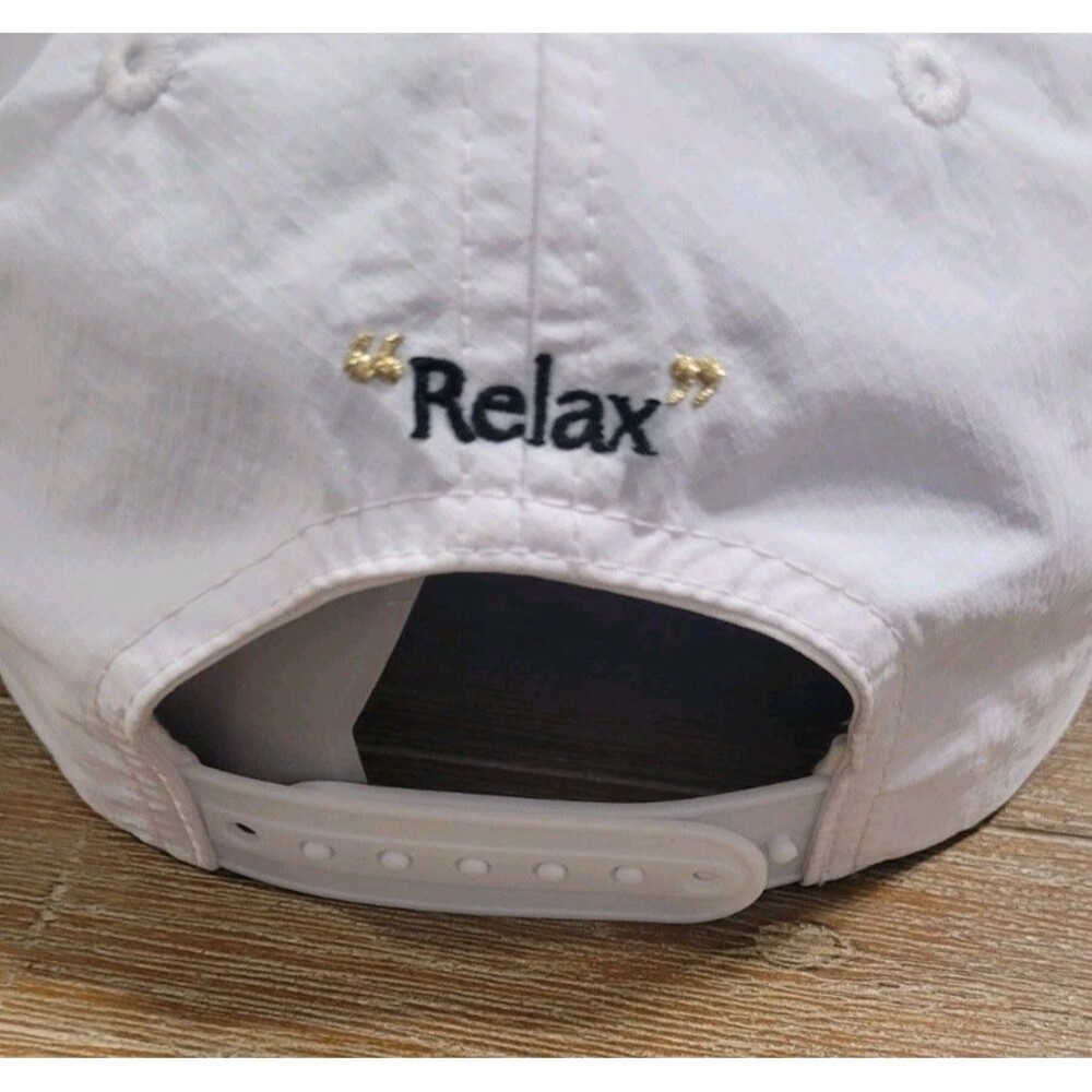 Wellesley Premier Club White Soccer Hat Cap Gold Logo Snapback New England NECSL - Picture 3 of 6